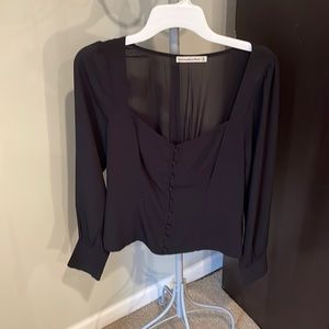 Abercrombie & Fitch black blouse